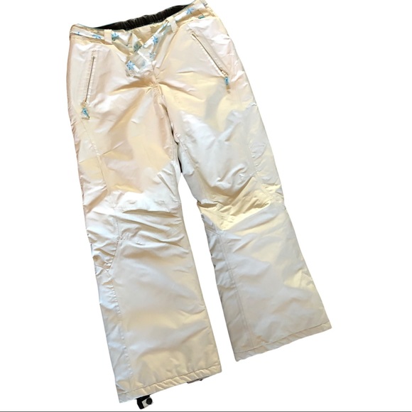 Winter White Snowboard Ski Pants Ladies 12-14 - Picture 1 of 4